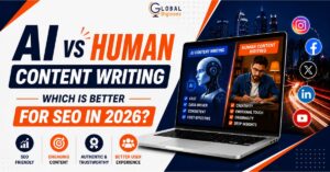 AI vs Human Content Writing | Which is Better for SEO in 2026?