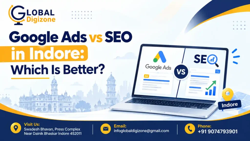 Google Ads vs SEO: Which Is Better for Small Businesses in Indore?